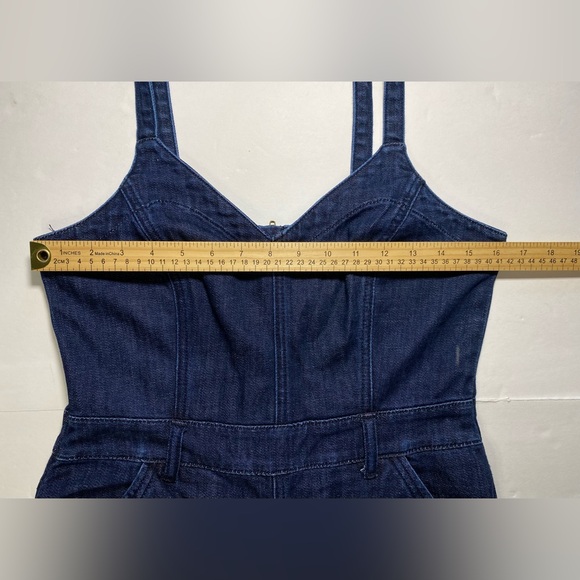 Vintage 80s American Eagle Jumpsuit Romper Jeans - Picture 4 of 7